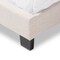 Baxton Studio Hampton Modern Light Beige Upholstered King Size Bed 136-7450 - alternate 6